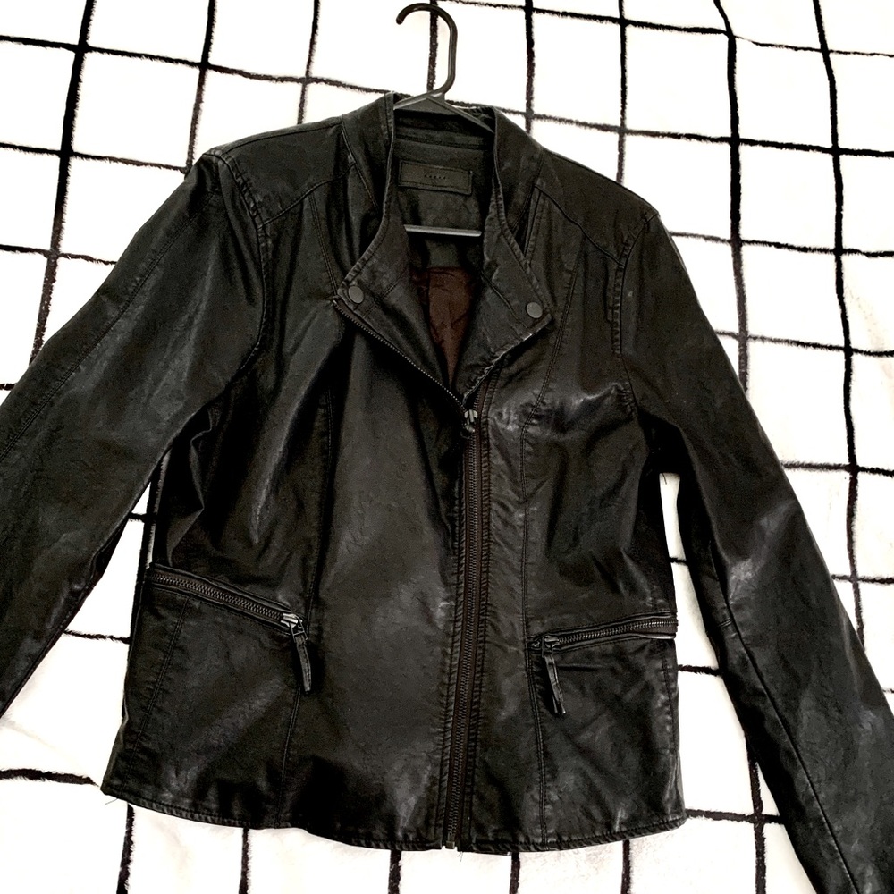 Blank NYC Faux Leather Moto Jacket